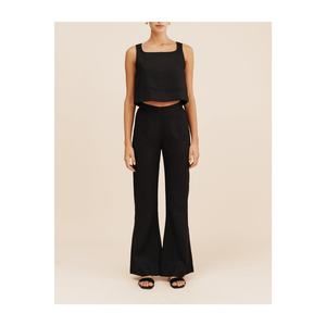 Posse 'Tia' Black Flared Leg Trouser Size XS - NWT